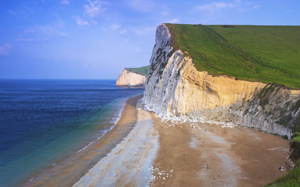 Strand an der Juraküste