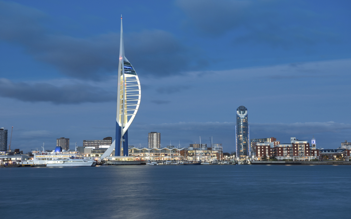 Portsmouth Skyline, England