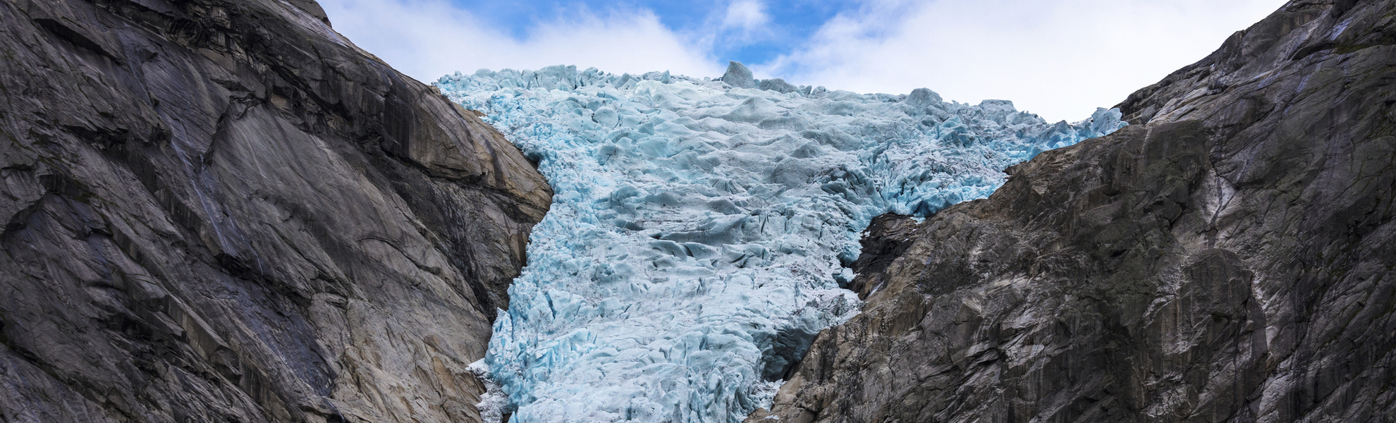 Briksdal Gletscher in Olden, Norwegen