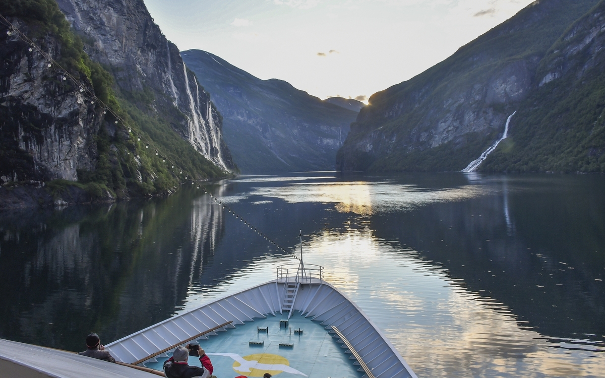 MS Amera im Geirangerfjord