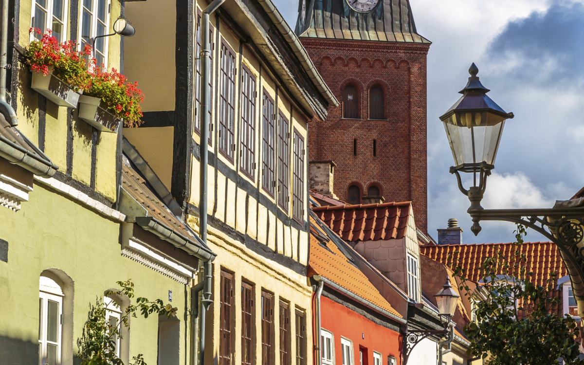 Spaziergang durch Aalborg, Dänemark