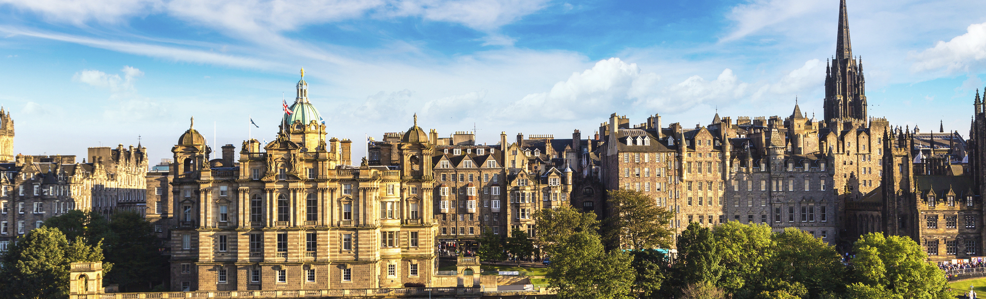 Panorama von Edinburgh, Schottland
