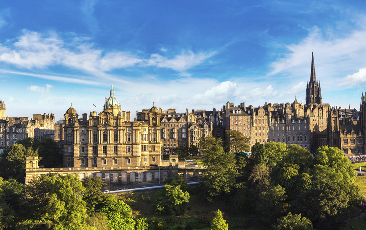 Panorama von Edinburgh, Schottland