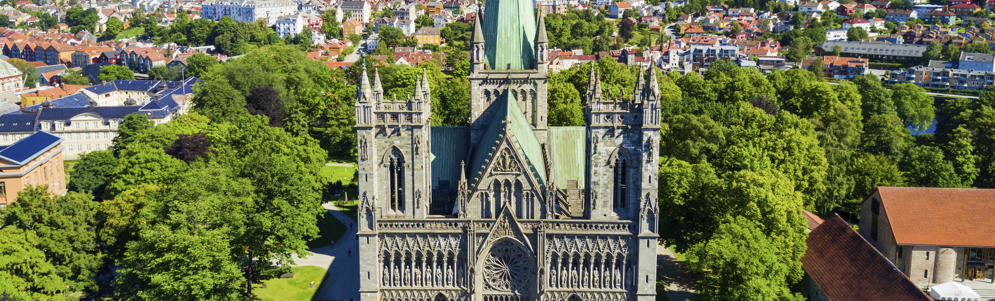 Nidarosdom in Trondheim, Norwegen