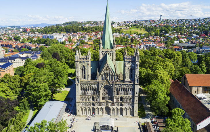 Nidarosdom in Trondheim, Norwegen