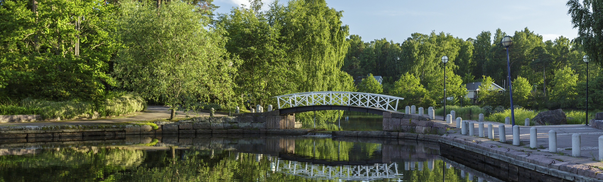 Sapokka Wasser Garten in Kotka, Finnland