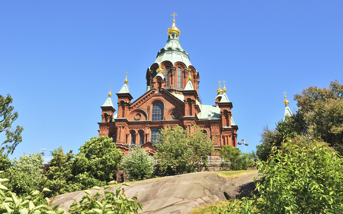 Uspenski Kathedrale in Helsinki, Finnland