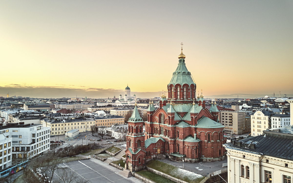 Uspenski Kathedrale in Helsinki, Finnland
