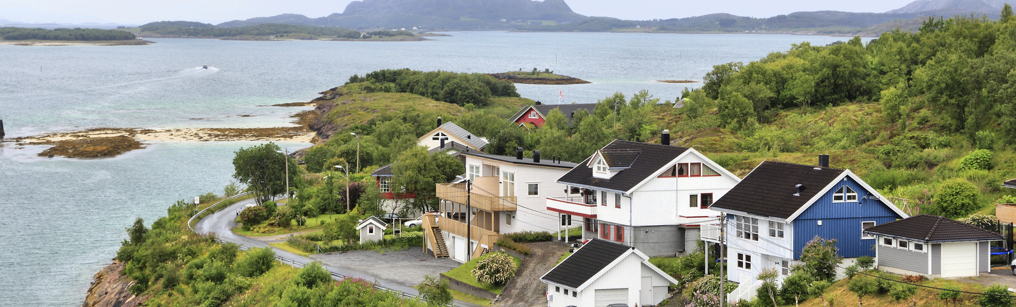 Landschaft von Bronnoysund, Norwegen