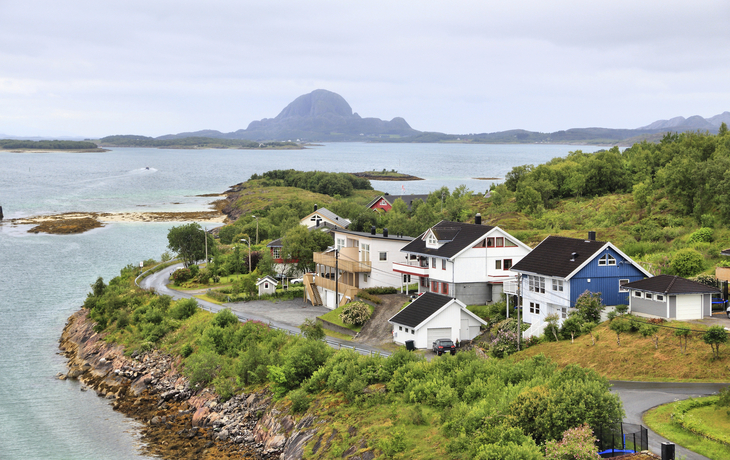 Landschaft von Bronnoysund, Norwegen