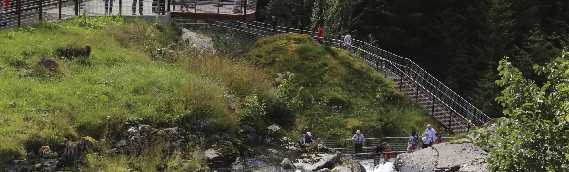 Aufstieg am Geirangerfjord, Norwegen
