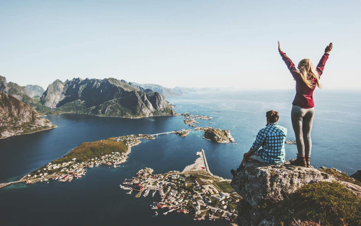 Bergspitze, Norwegen
