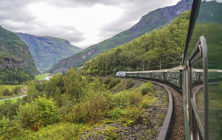 Fahrt mit der Flambahn