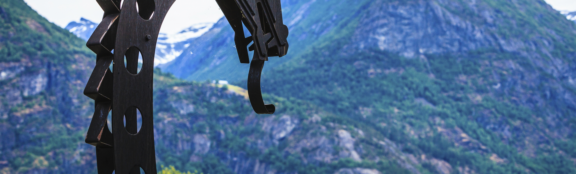 Blick auf den Gletscher Jostedalsbreen, Norwegen