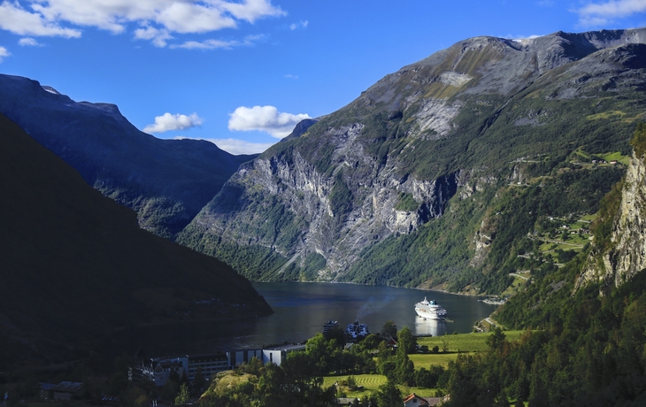 MS Amera im Geirangerfjord