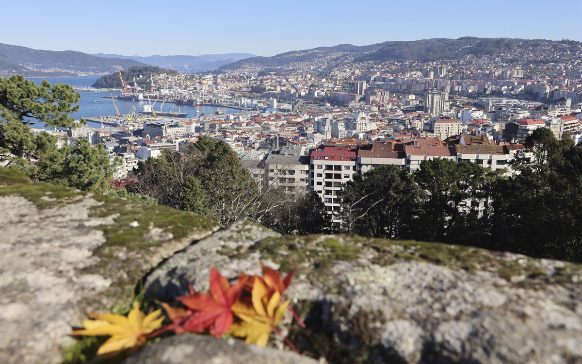 Vigo, Castelo de San Sebastian, Spanien