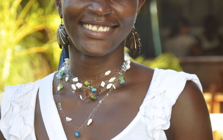 Frau aus Bequia, St. Vincent und die Grenadinen