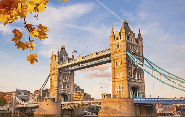 Tower Bridge in London, England