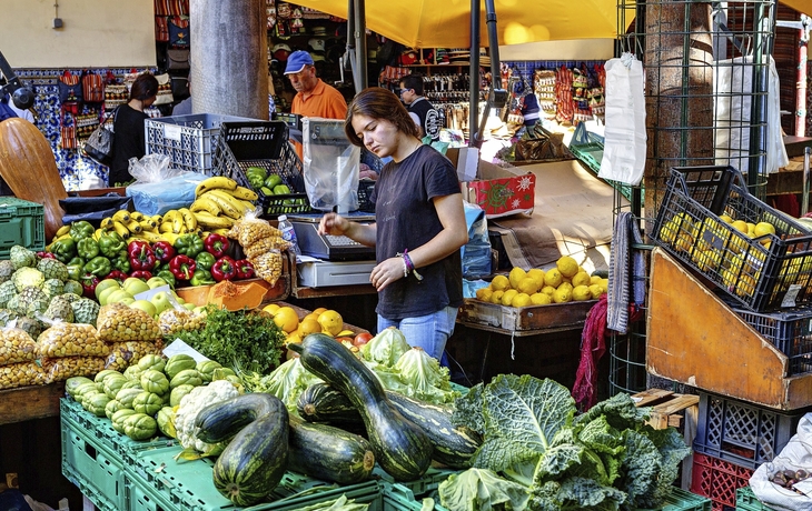 Markthalle in Funchal auf Madeira, Portugal