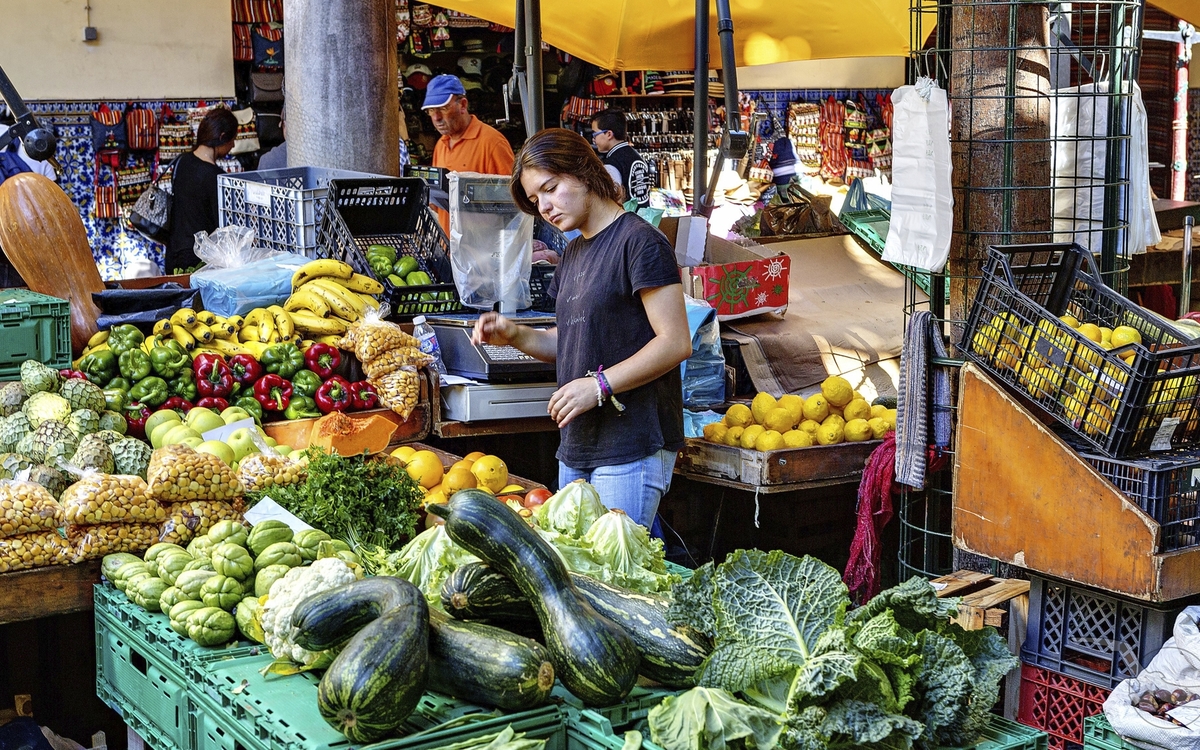 Markthalle in Funchal auf Madeira, Portugal