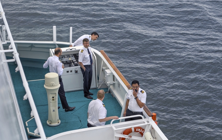 Brücke der MS Amadea