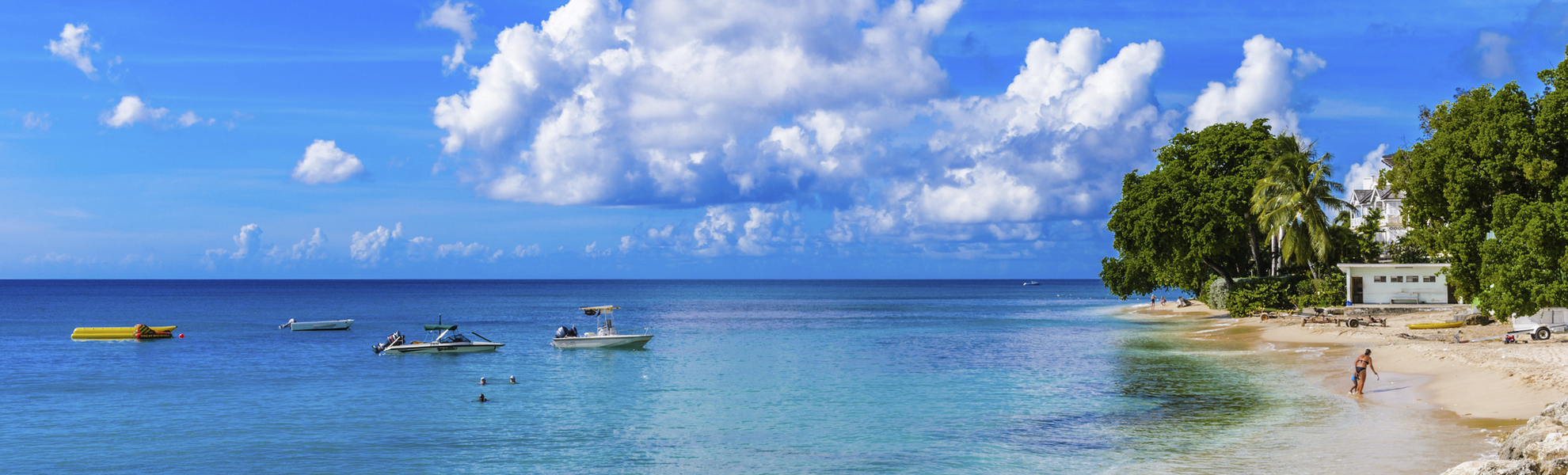 Paradiesischer Strand auf Barbados