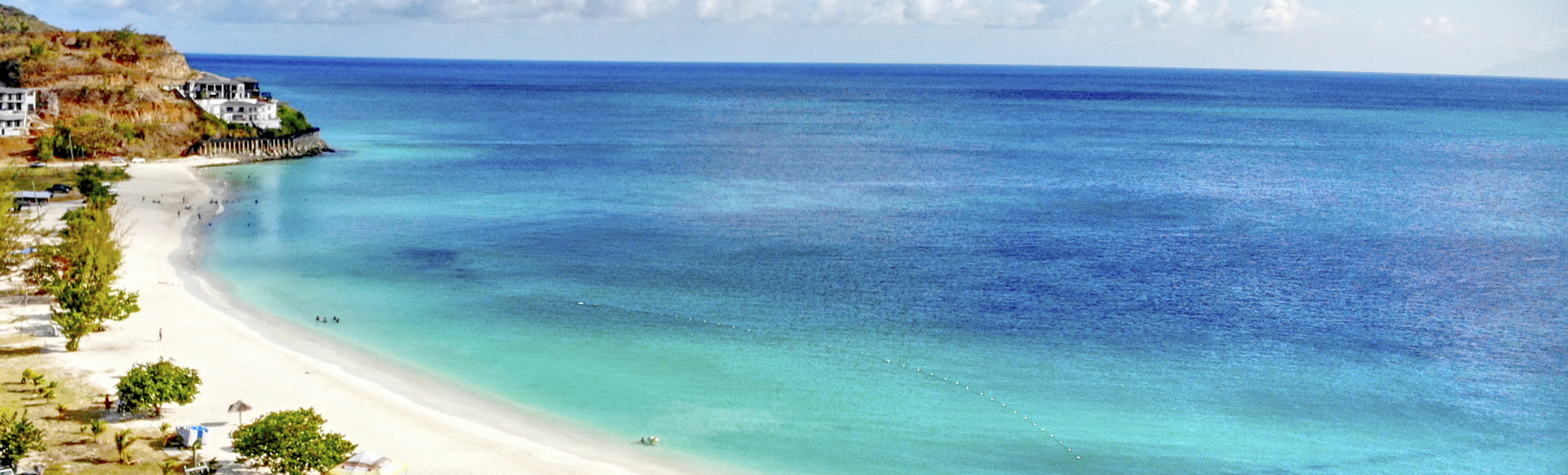 Antiguas Strandpanorama