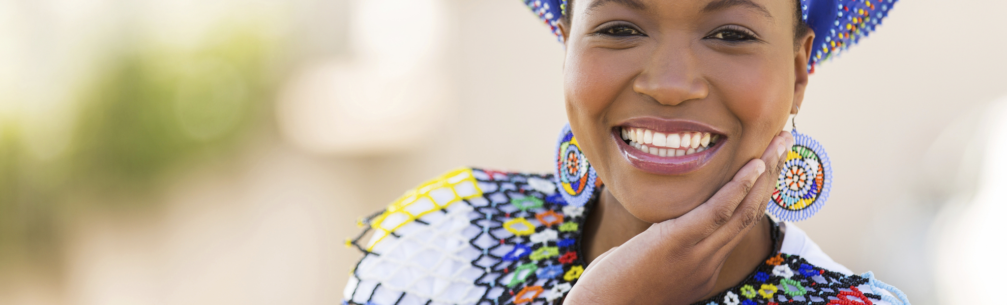 Südafrikanische Frau