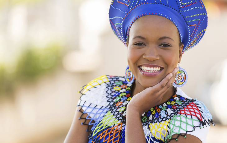 Südafrikanische Frau