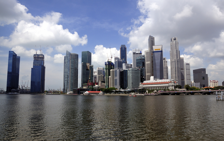 Skyline von Singapur