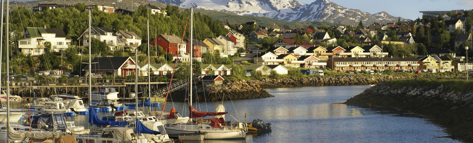 Hafen und Hinterland von Narvik, Norwegen