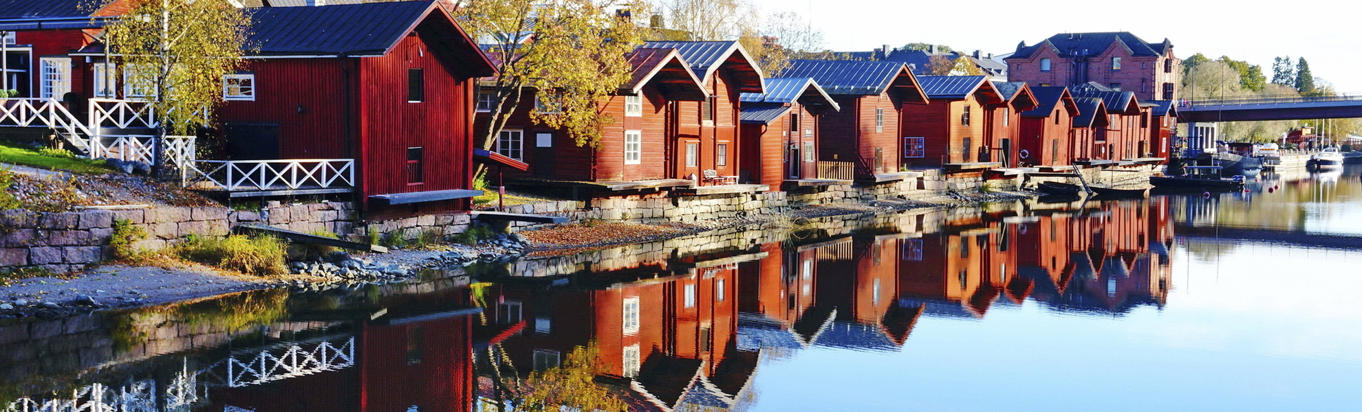 Häuser in Porvoo, Finnland
