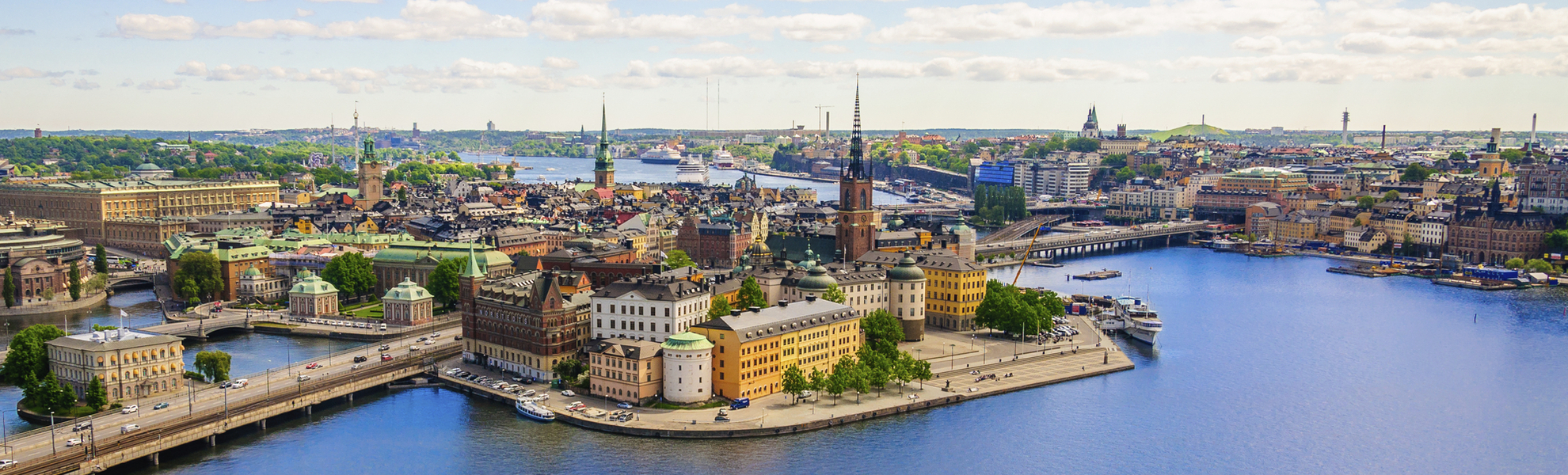 Luftansicht von Gamla Stan, Schweden
