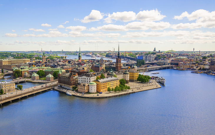 Luftansicht von Gamla Stan, Schweden