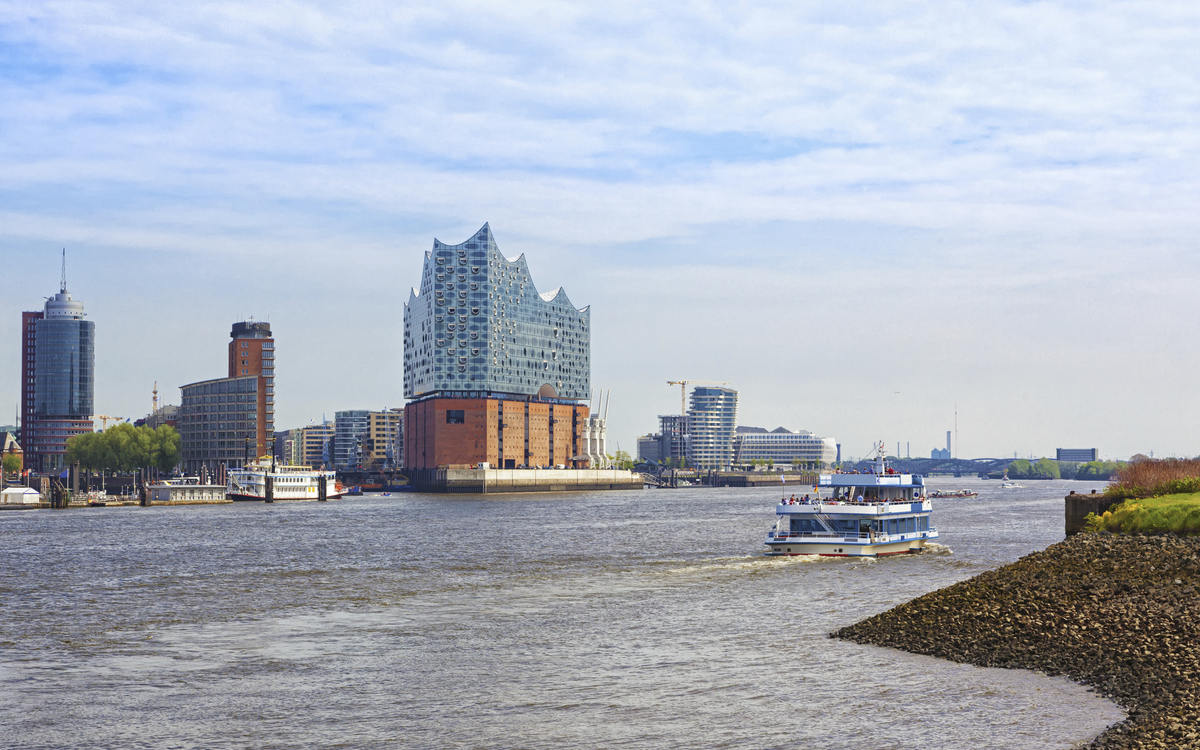 Die Philharmonie in Hamburg, Deutschland