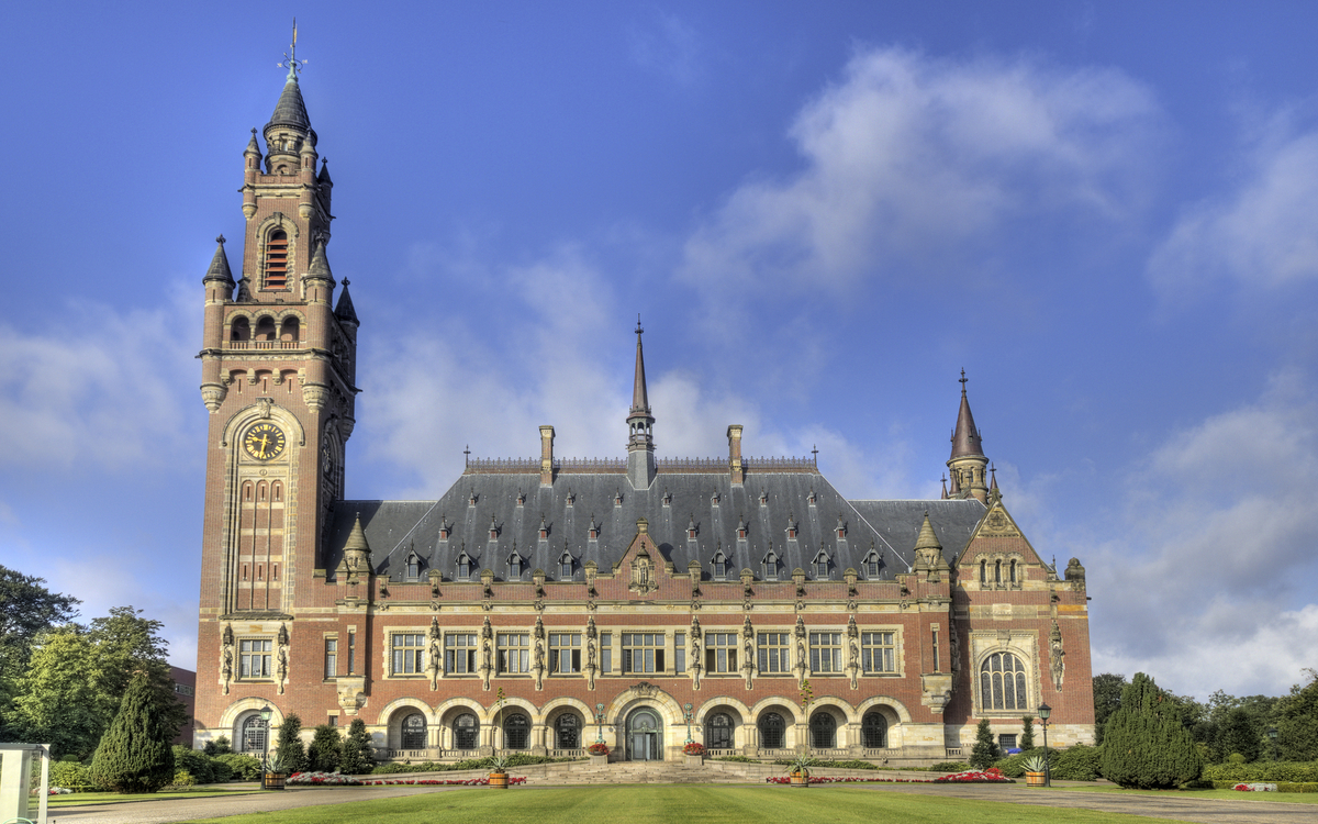 Gerichtshof in Den Haag, Niederlande