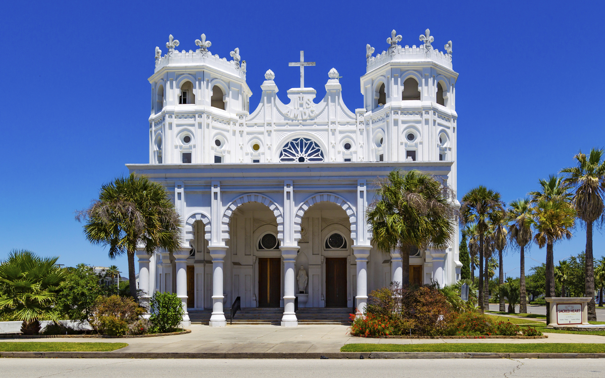 Kirche Sacred Heart in Galveston, USA