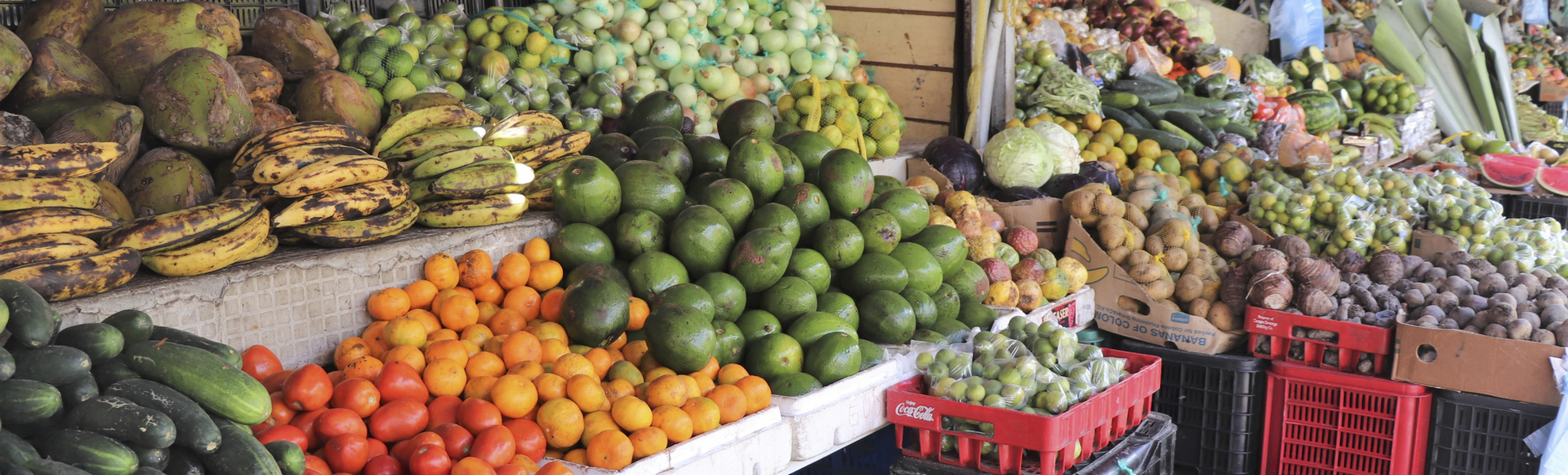 Gemüsestand in Willemstad, Curacao