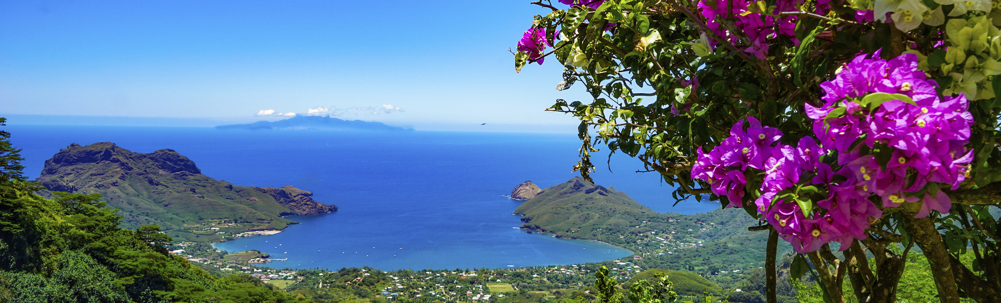 Panorama von Nuku Hiva, Franz. Polynesien