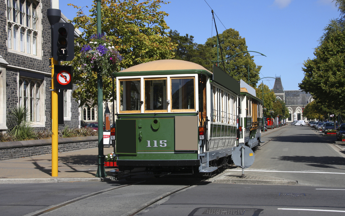 Straßenbahn in Christchurch, Neuseeland