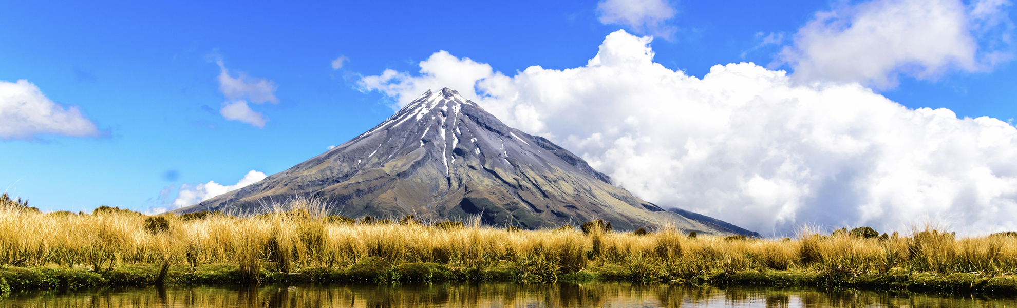 Mount Taranaki in New Plymouth, Neuseeland