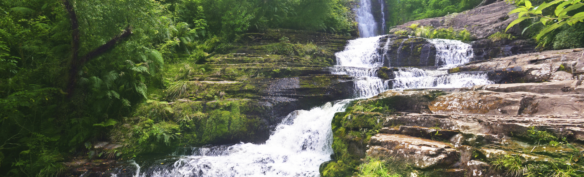 The Catlins Mac Lean Wasserfall in Bluff, Neuseeland