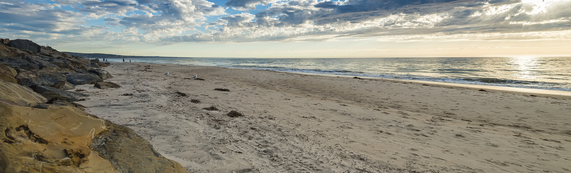 Strand von Glenelg in Adelaide, Australien