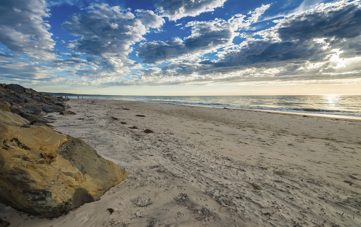 Strand von Glenelg in Adelaide, Australien