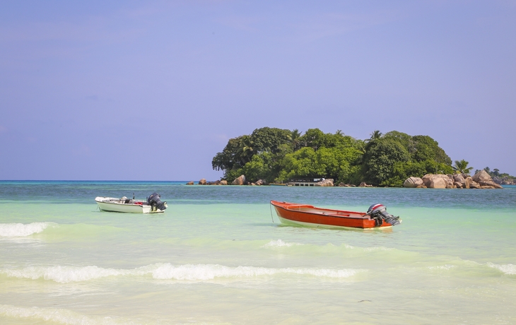 Kleine Insel bei Praslin, Seychellen