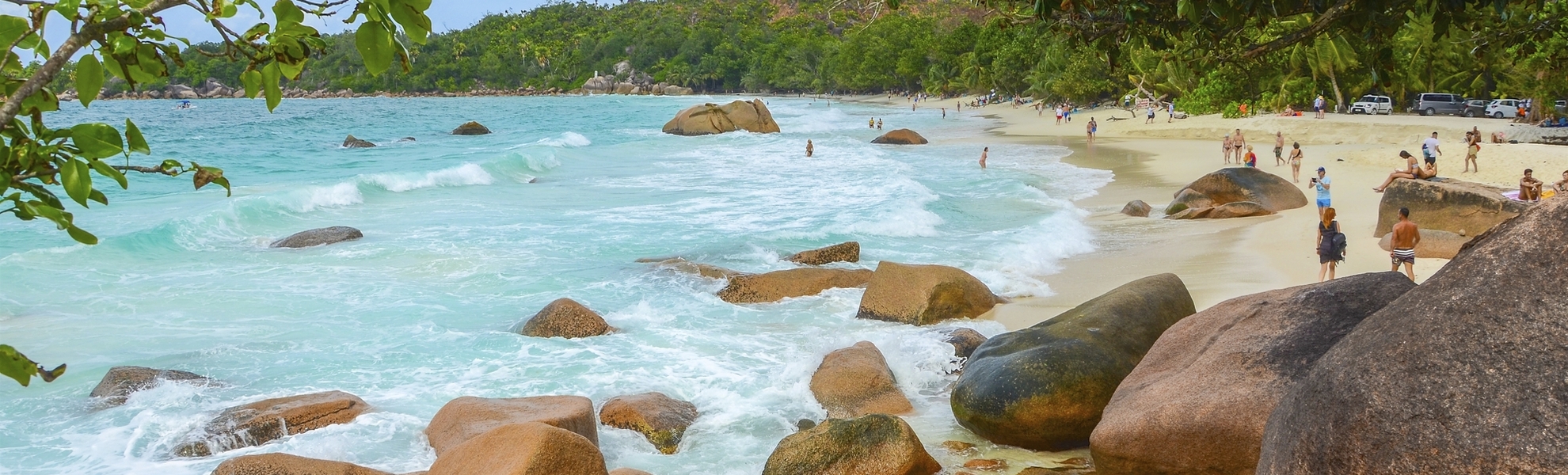 Strand in Praslin