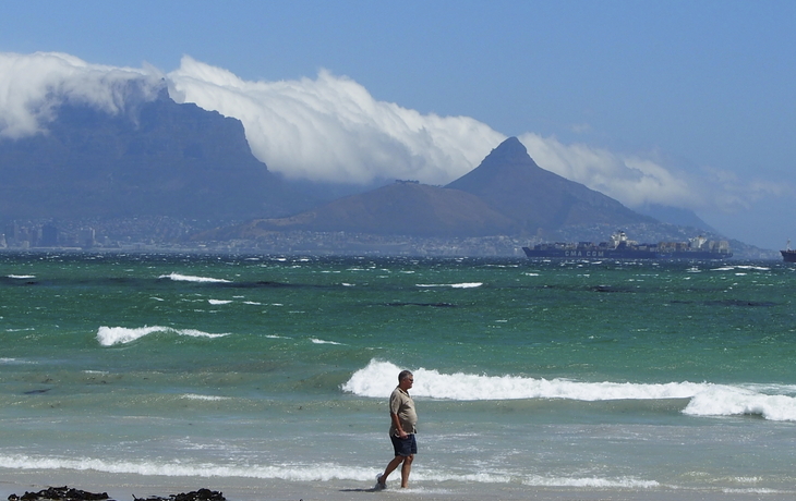 Strand von Kapstadt, Südafrika