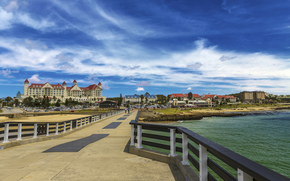 Pier in Port Elizabeth, Südafrika