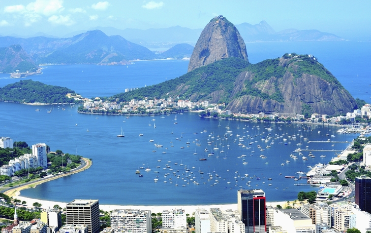 Der Zuckerhut in Rio de Janeiro, Brasilien