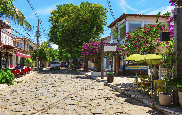 Steinstrasse in Buzios, Brasilien